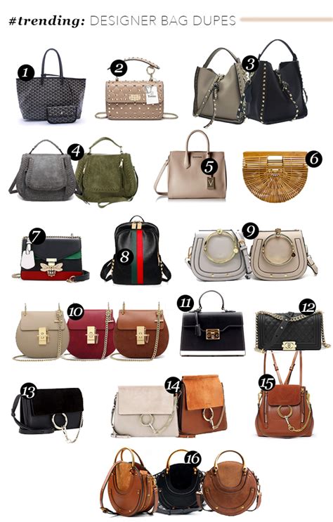 high end handbag dupes